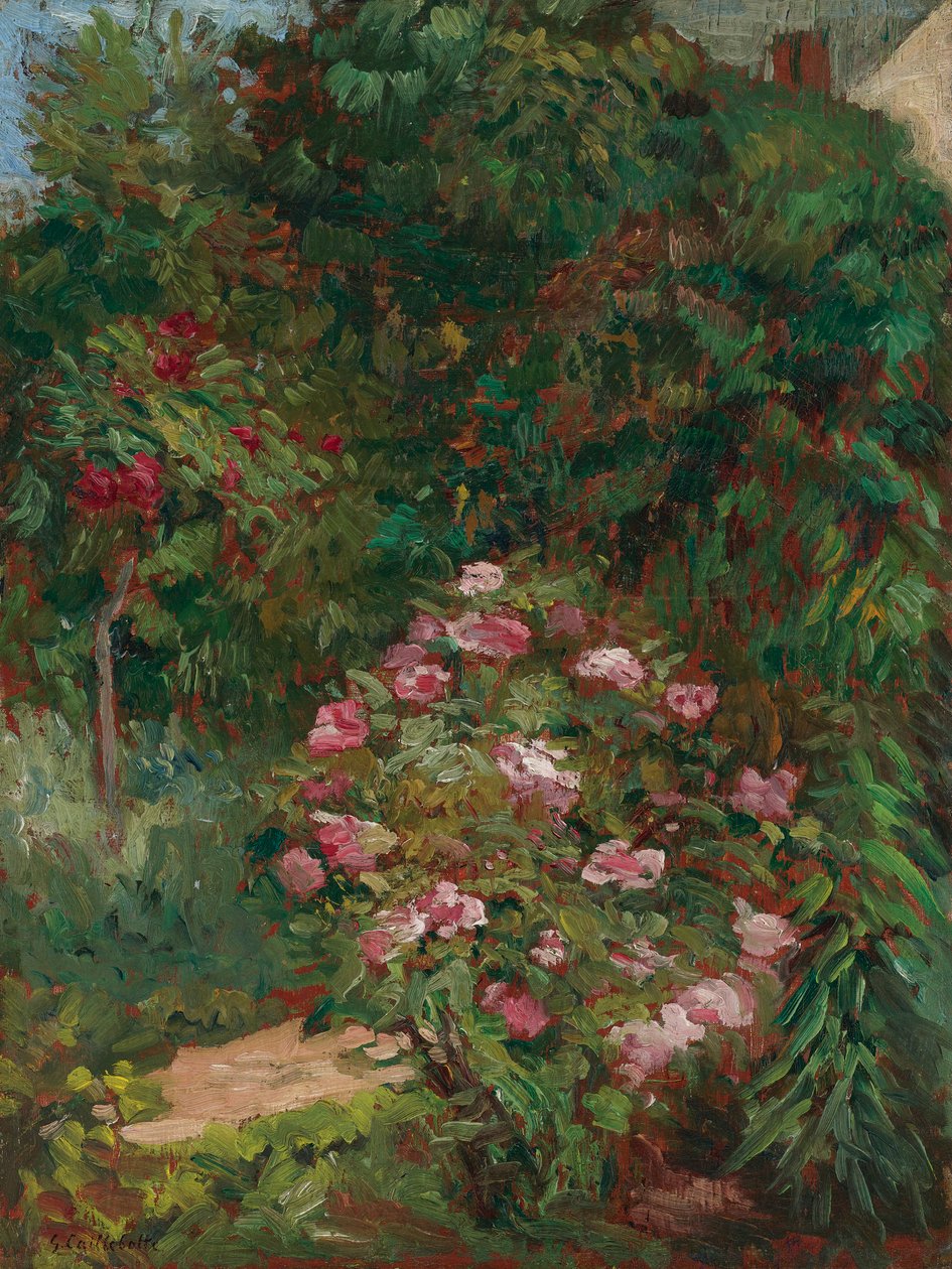 Blomsterbede, Petit Gennevilliers have af Gustave Caillebotte