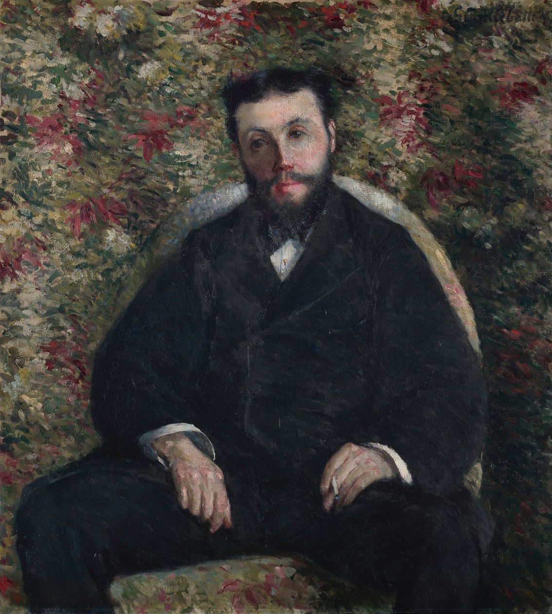 Portræt af A. Cassabois af Gustave Caillebotte