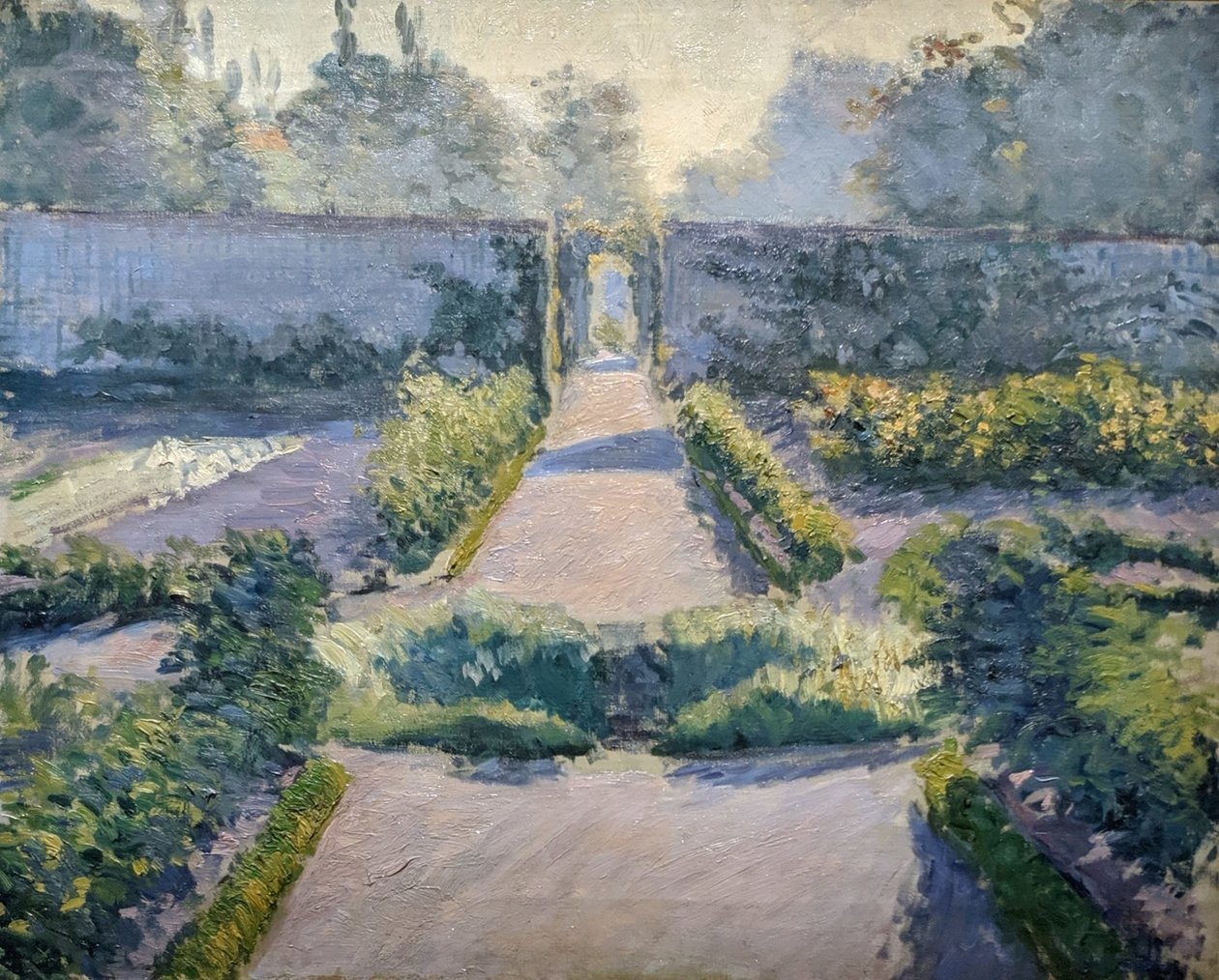 Køkkenhaven, Yerres" af Gustave Caillebotte
