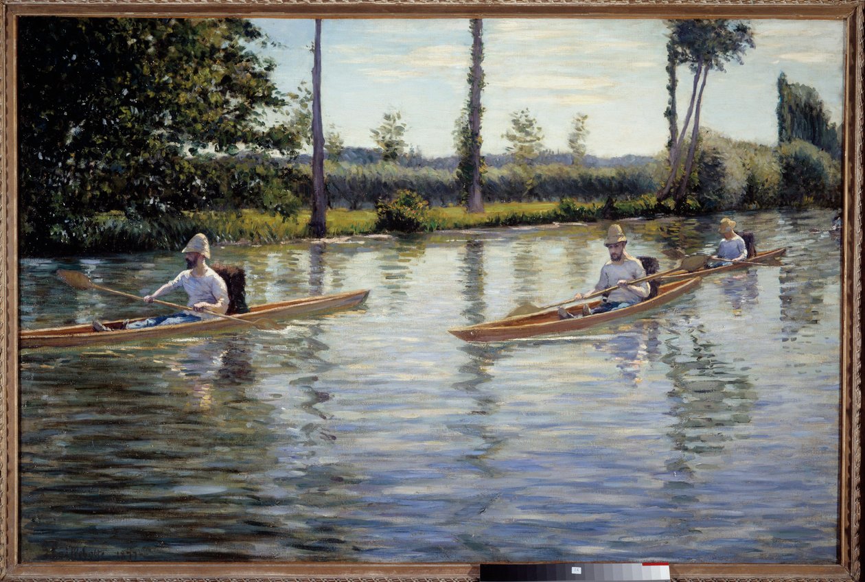 The perissoires. Painting by Gustave Caillebottedani af Gustave Caillebotte