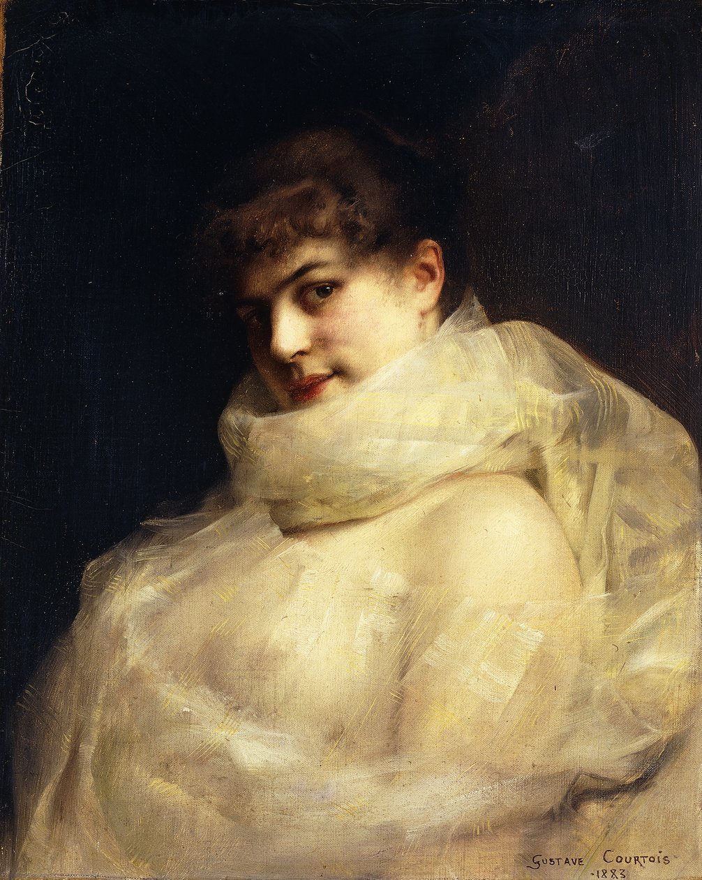 En berømt skønhed, 1883 af Gustave Claude Etienne Courtois
