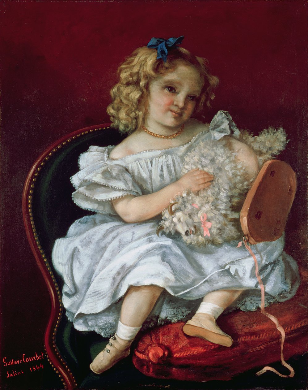 Beatrice Bouvet (f.1861) 1864 (olie på lærred) af Gustave Courbet