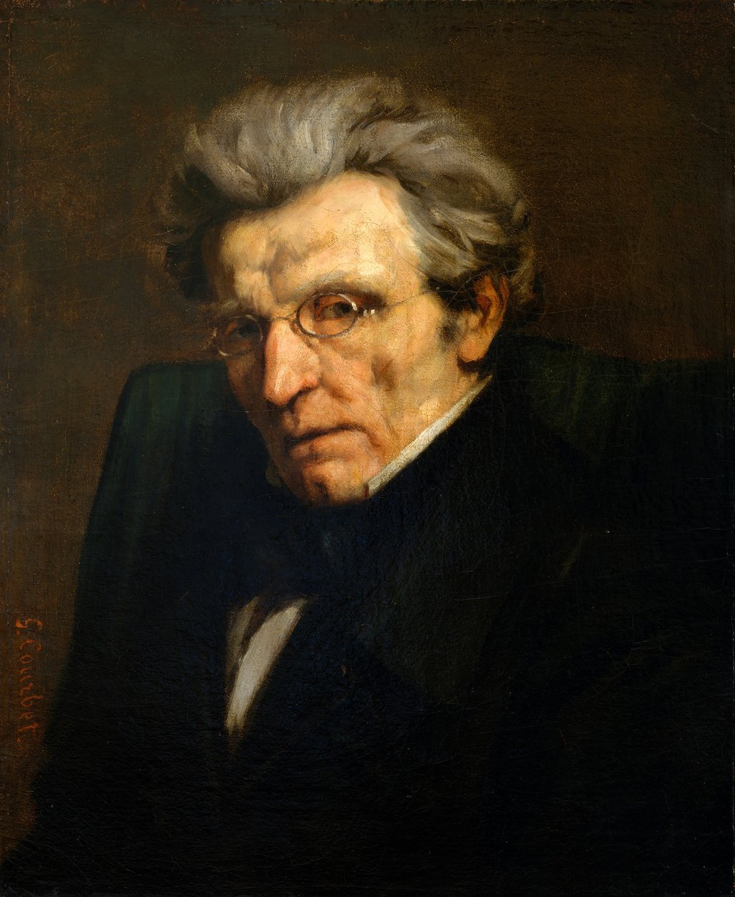 Charles Schweiz, 1861. af Gustave Courbet