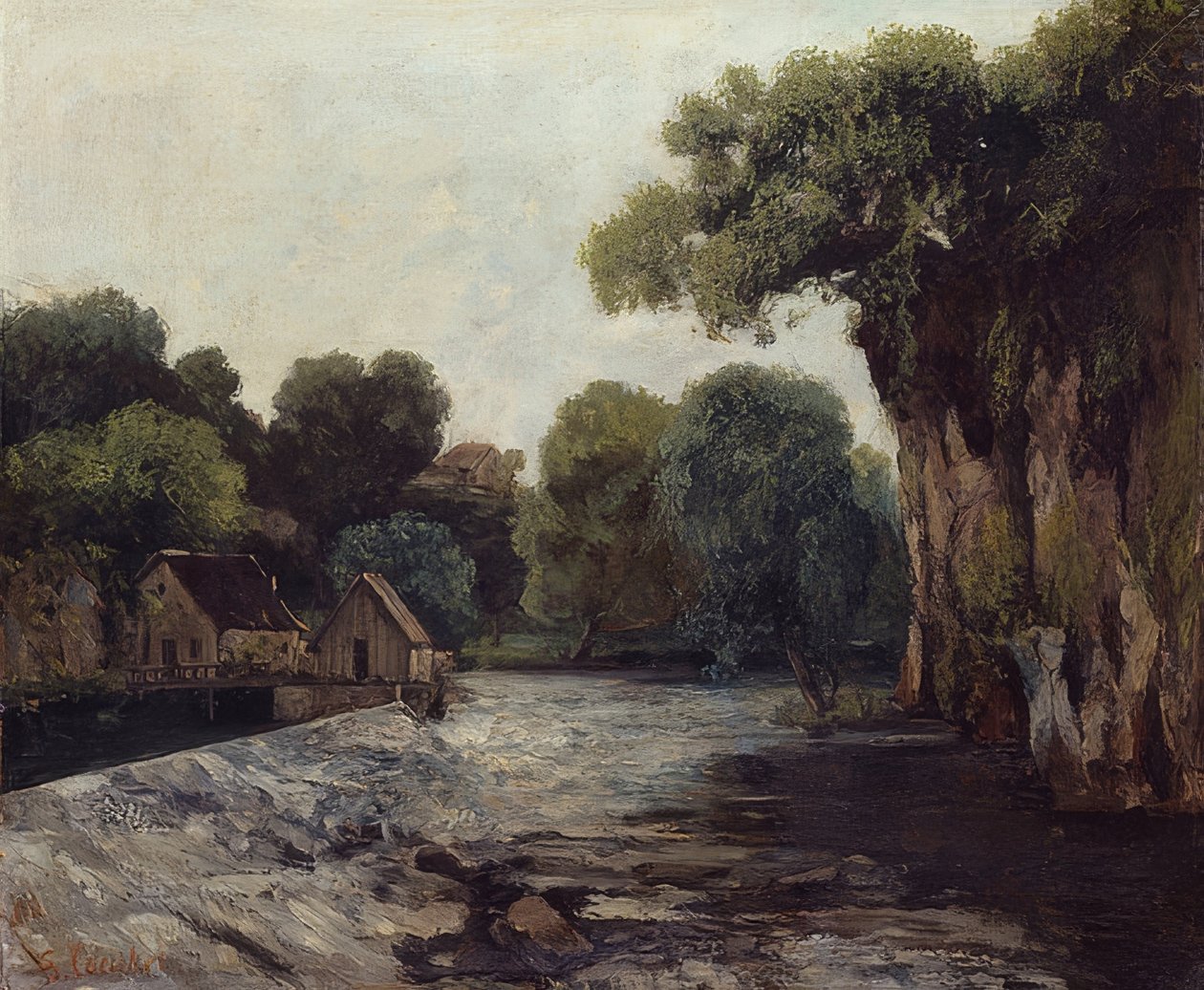 Møllestødet. 1866 af Gustave Courbet
