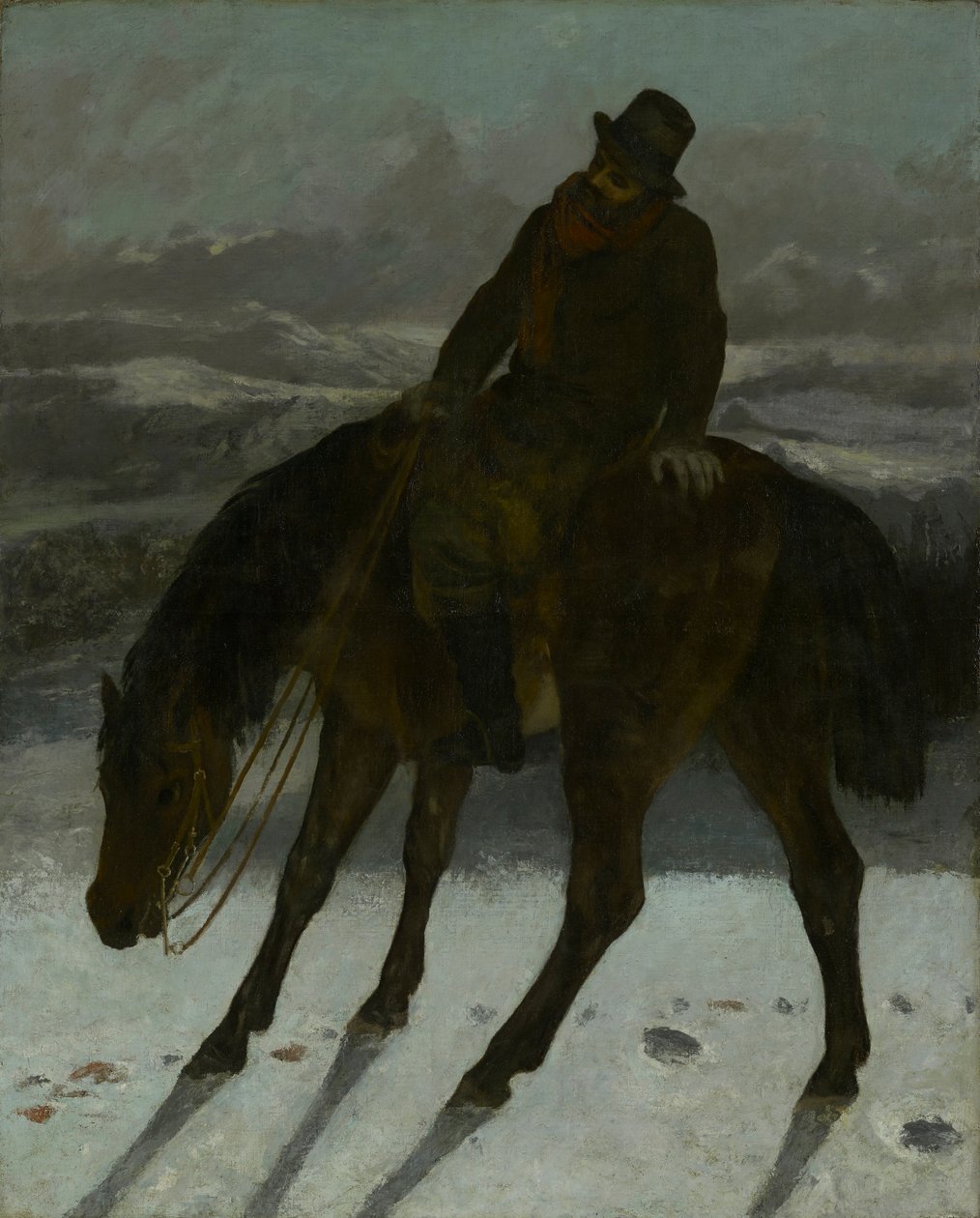 Jæger til hest af Gustave Courbet