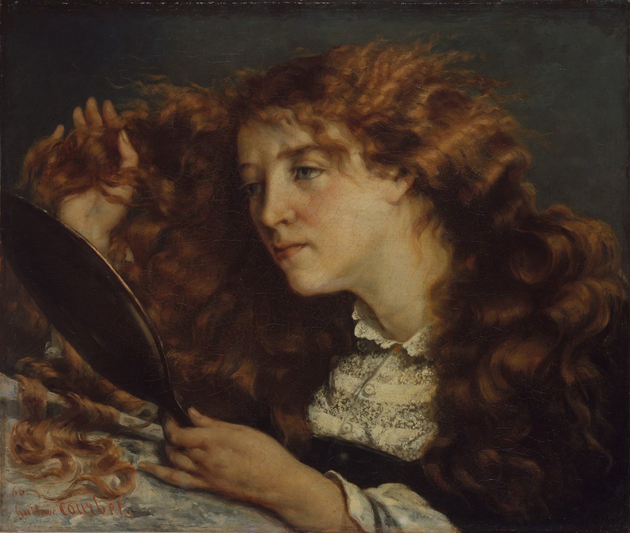 Jo, irsk skønhed af Gustave Courbet
