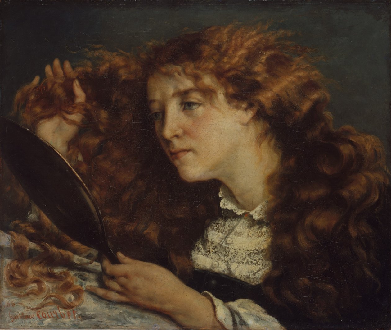 Jo, Den irske skønhed, 1865-66. af Gustave Courbet