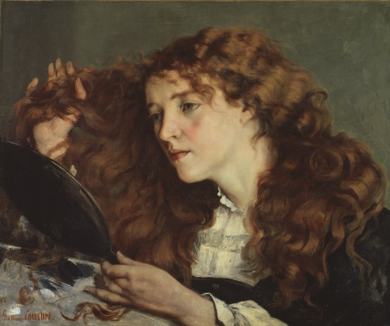 Jo, den smukke irske pige, 1866 af Gustave Courbet