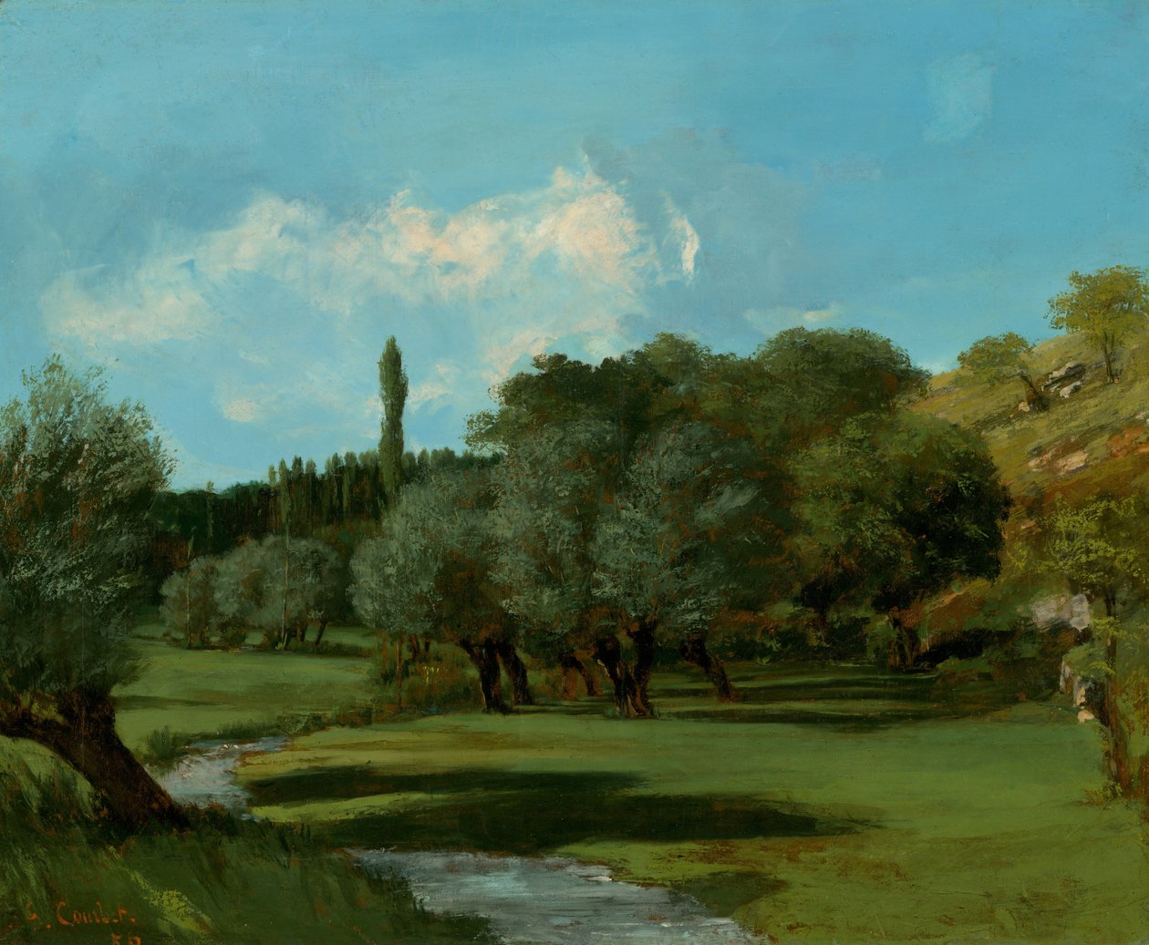 La Bretonnerie i Indre-afdelingen af Gustave Courbet
