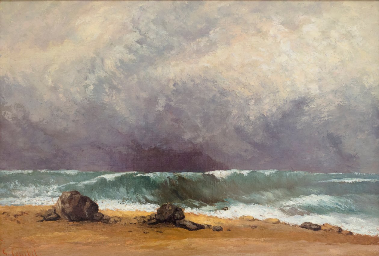Bølgen af Gustave Courbet