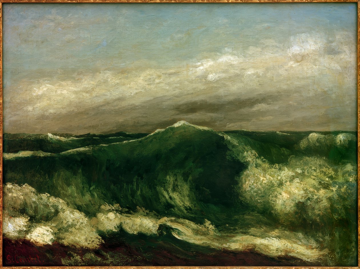 Bølgen af Gustave Courbet