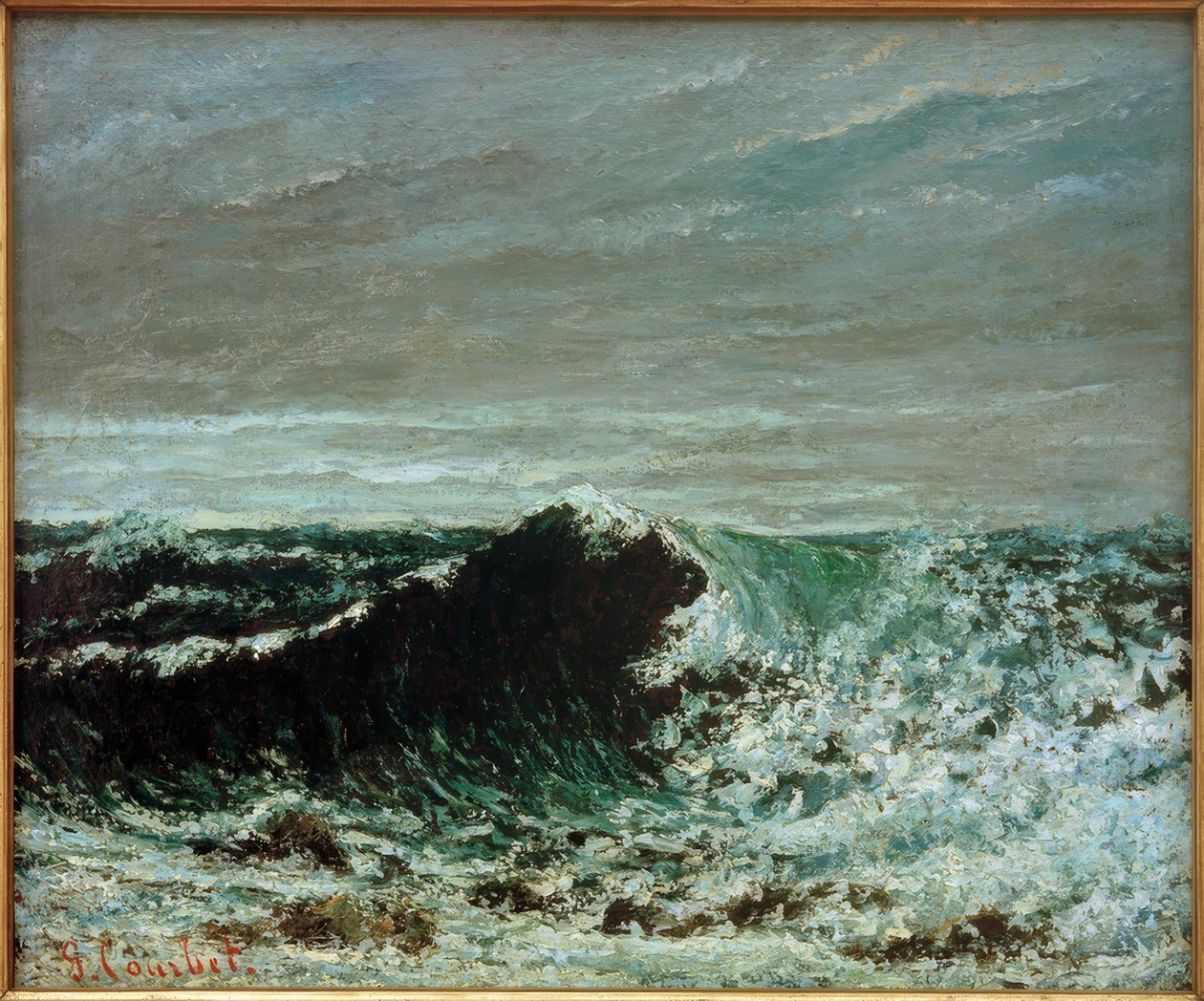 Bølgen af Gustave Courbet