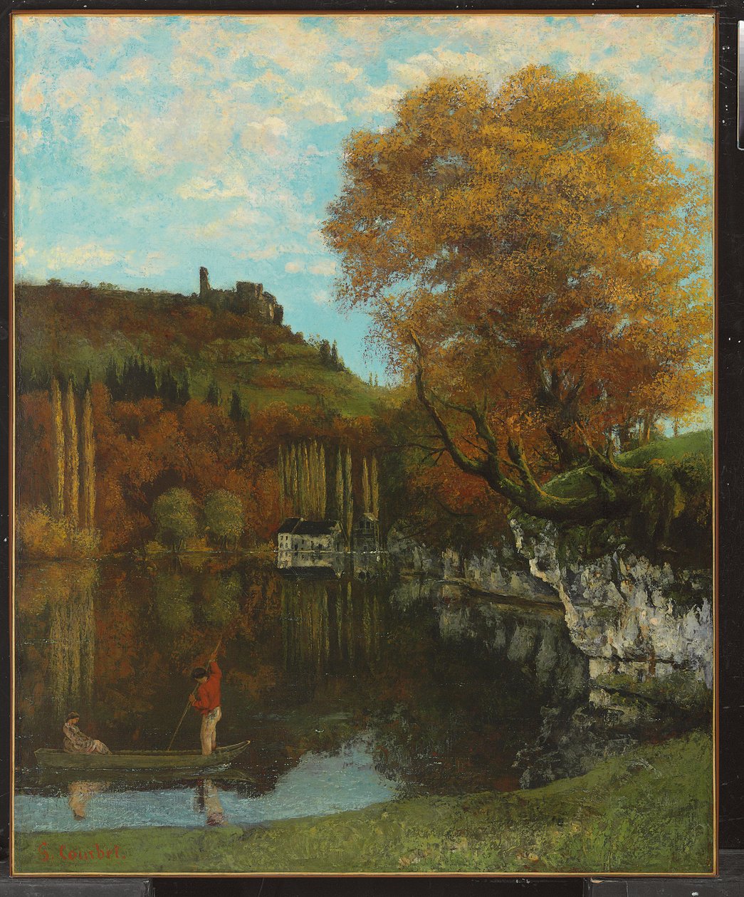 Spejlet af Scey-en-Varais, 1864-68 af Gustave Courbet