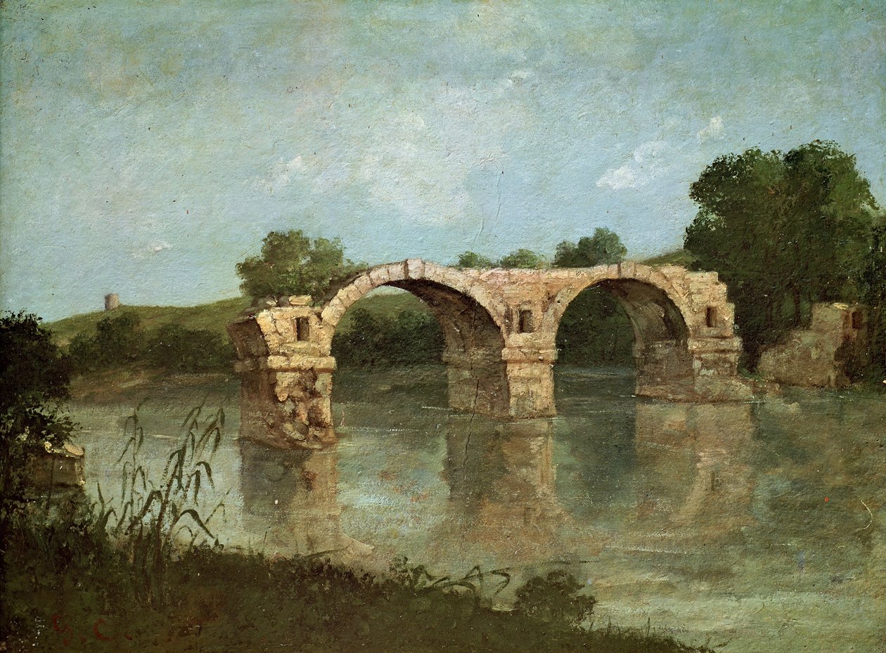 Ambrussum-broen af Gustave Courbet