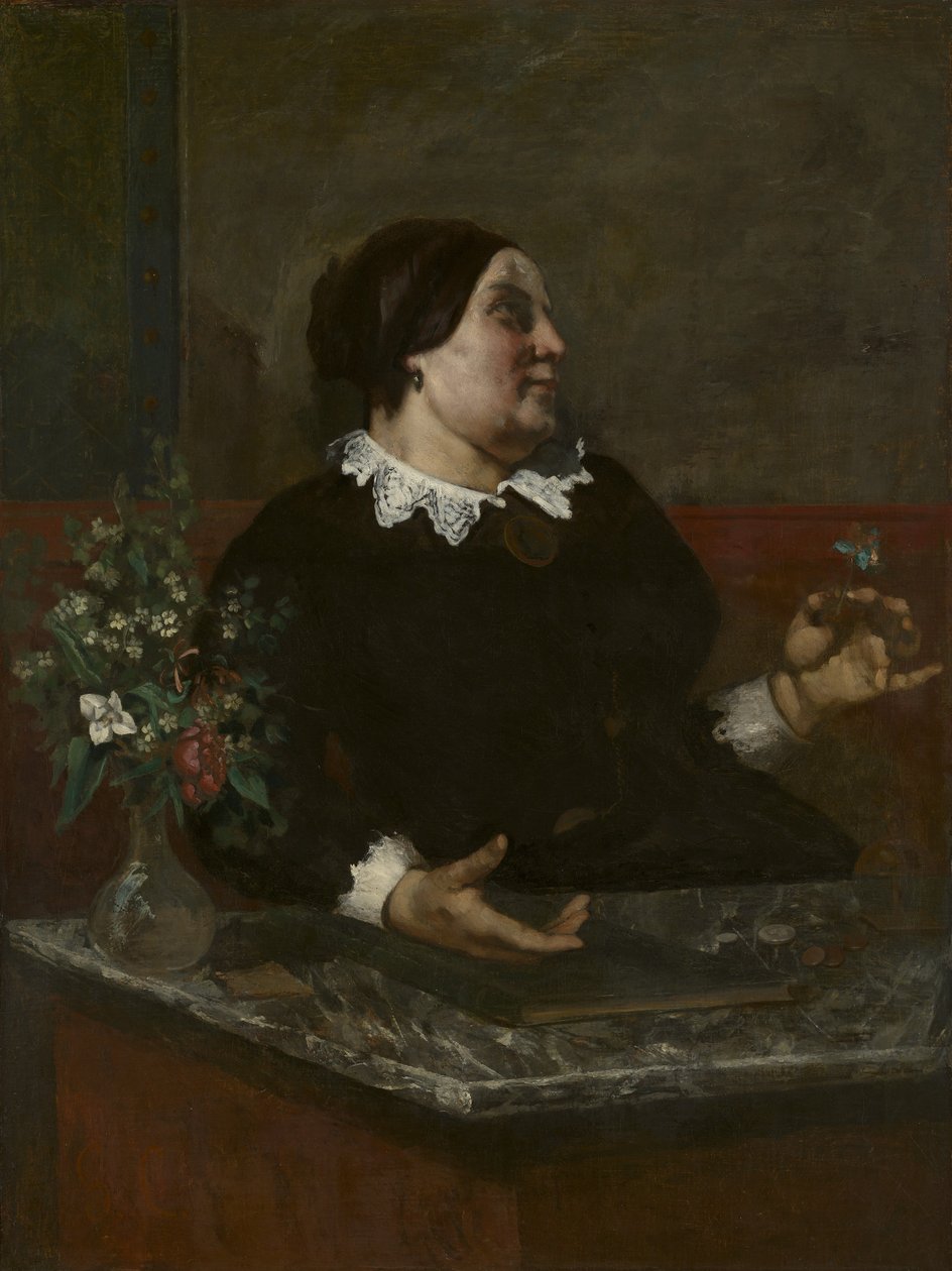 Moder Grégoire, 1855 og 1857-59 af Gustave Courbet