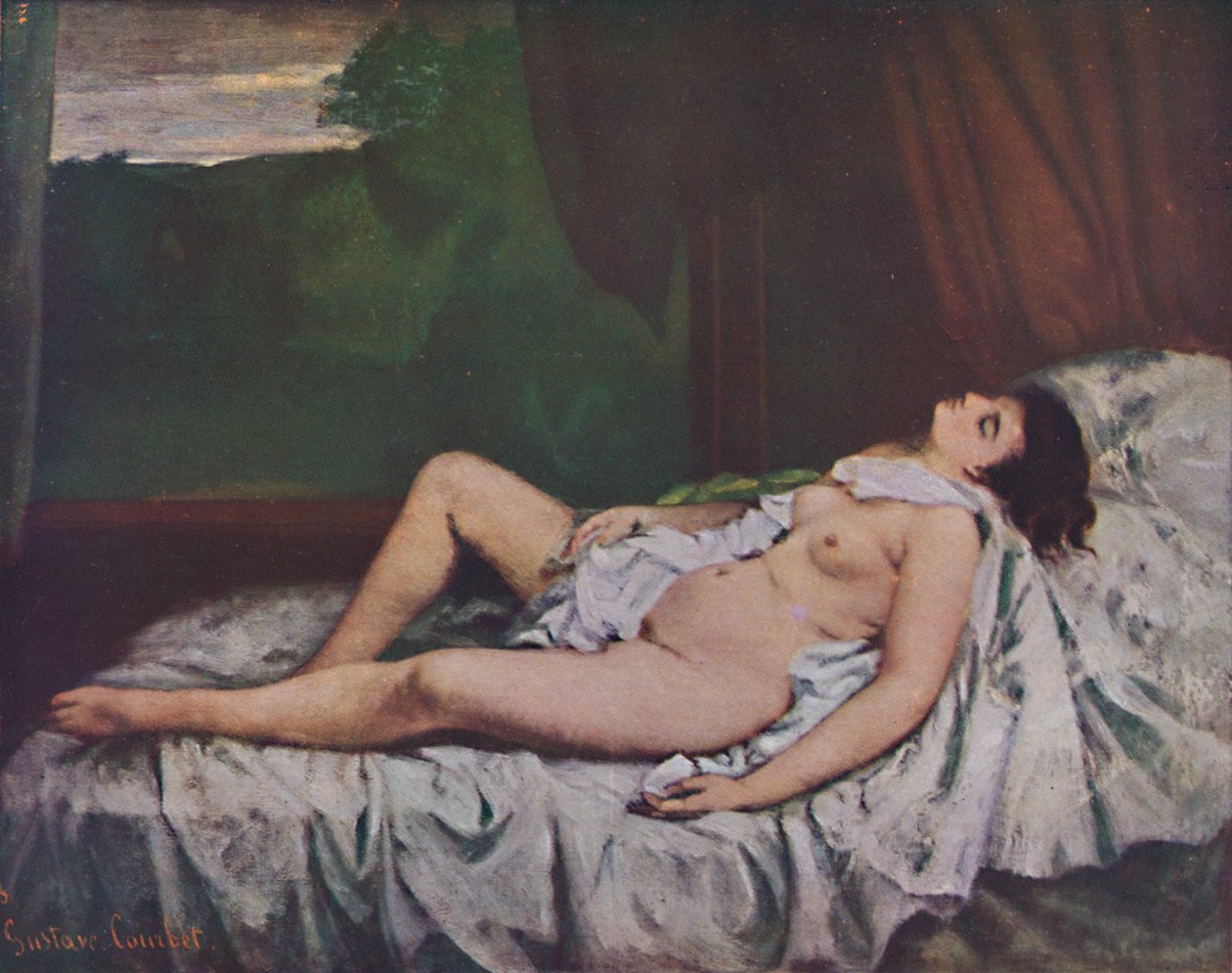 Nu couché, midten af det 19. århundrede, 1937 af Gustave Courbet