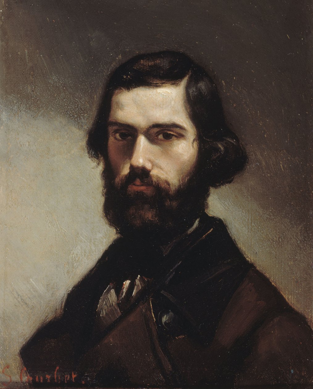 Portræt af Jules Vallès 1832-1885, 1861. af Gustave Courbet
