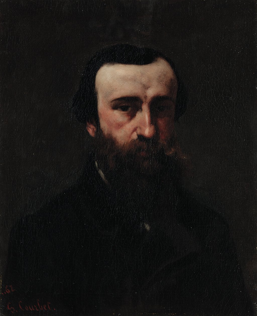 Portræt af Monsieur Nicolle, 1862 af Gustave Courbet