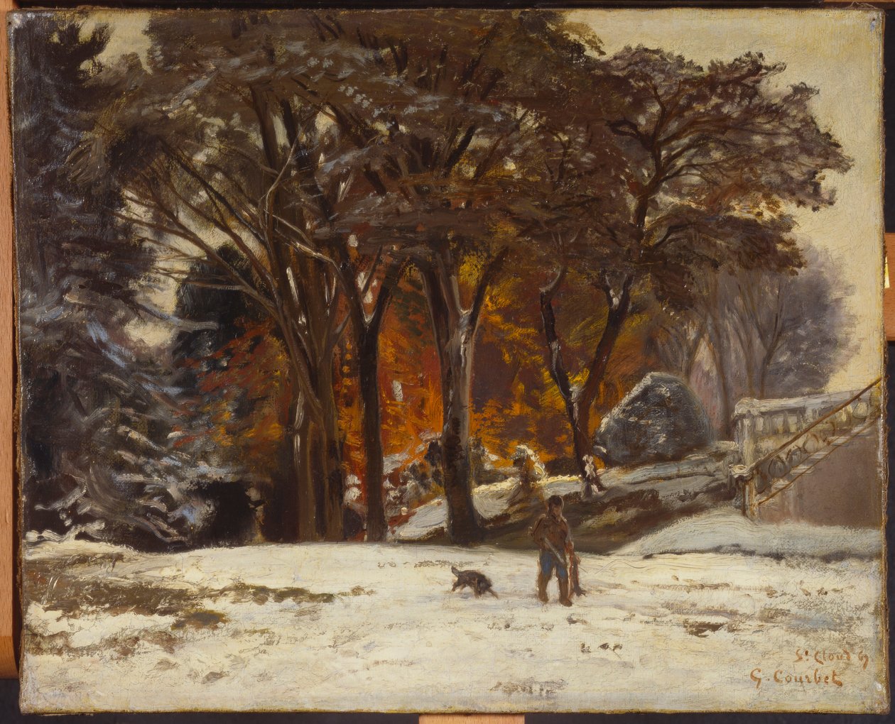 Krybskytten, 1867 af Gustave Courbet