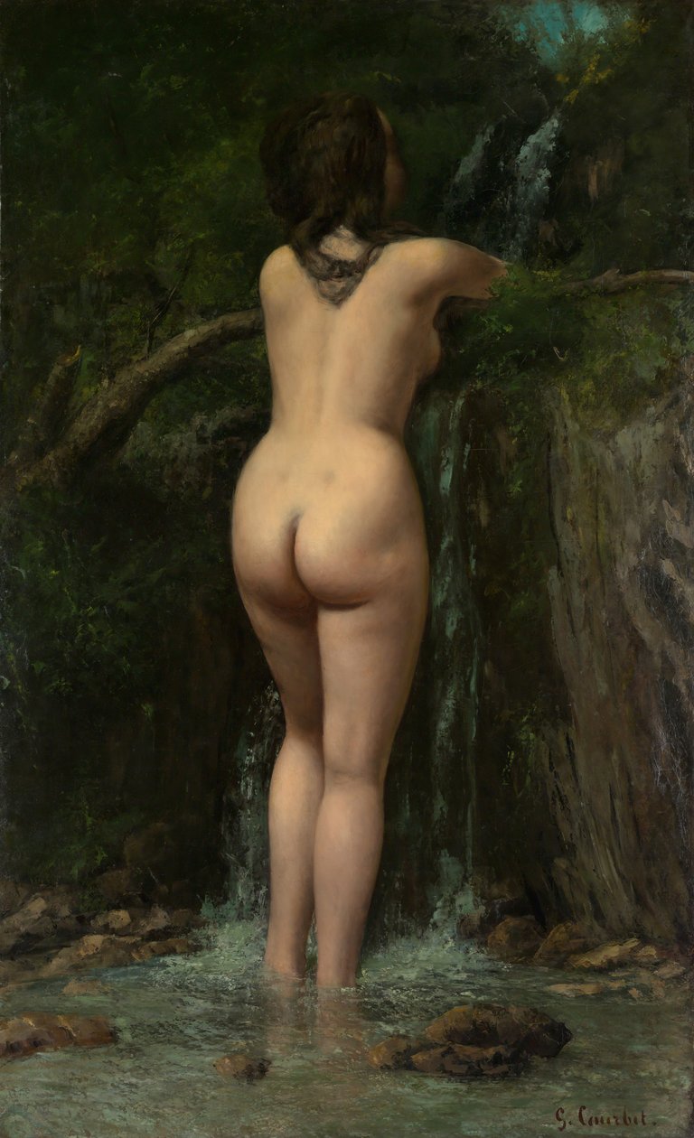 Kilden, 1862. af Gustave Courbet