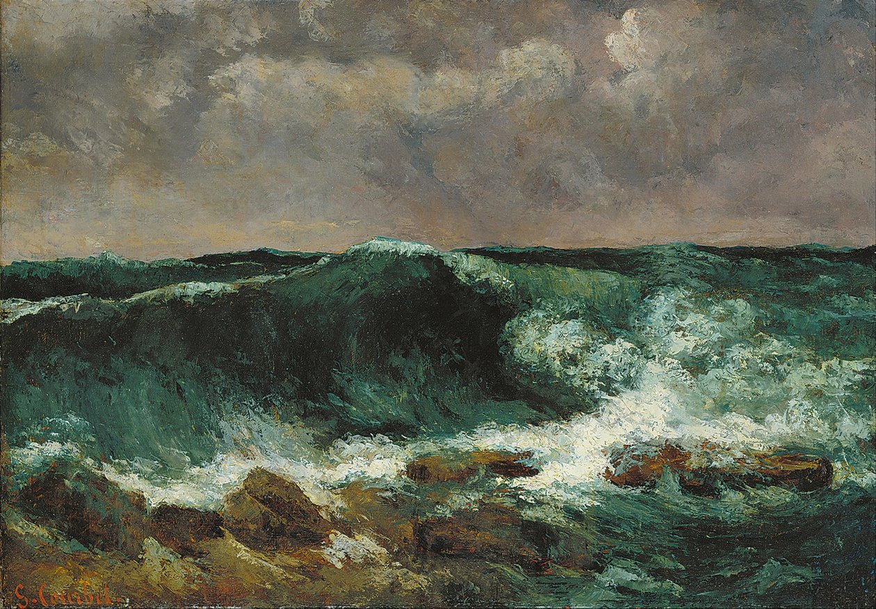 Bølgen af Gustave Courbet