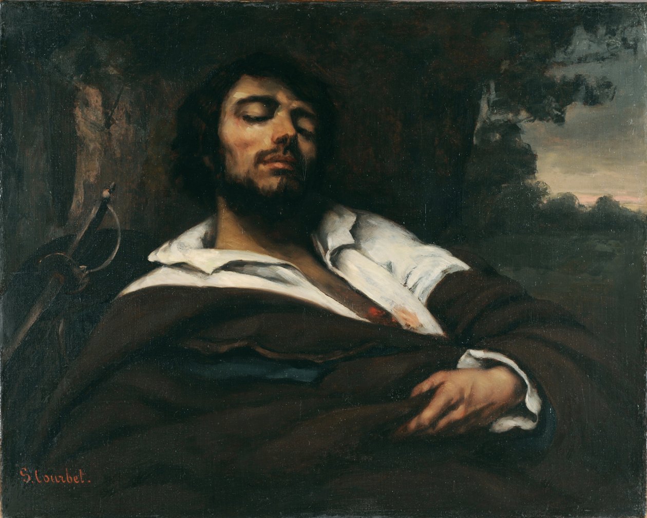 Den sårede mand, ca 1866. af Gustave Courbet