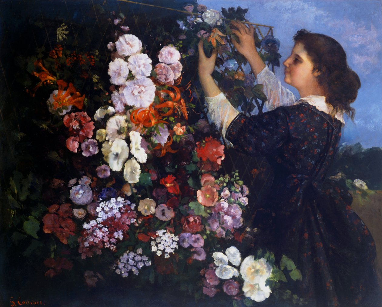 Trellis af Gustave Courbet