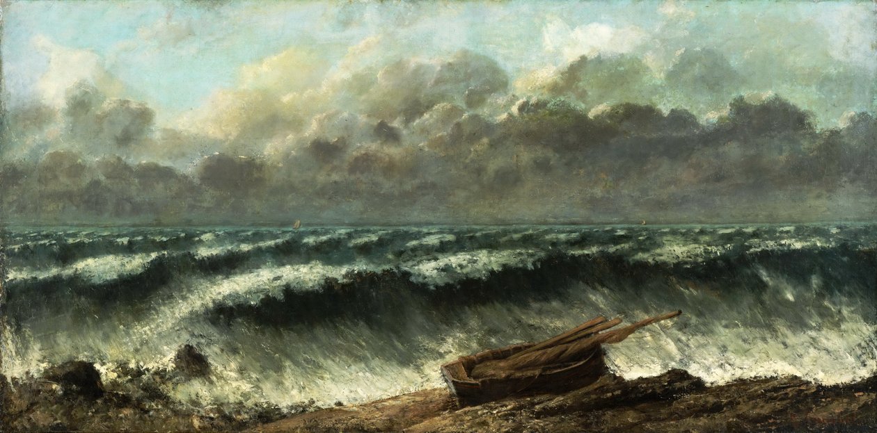 Bølger af Gustave Courbet