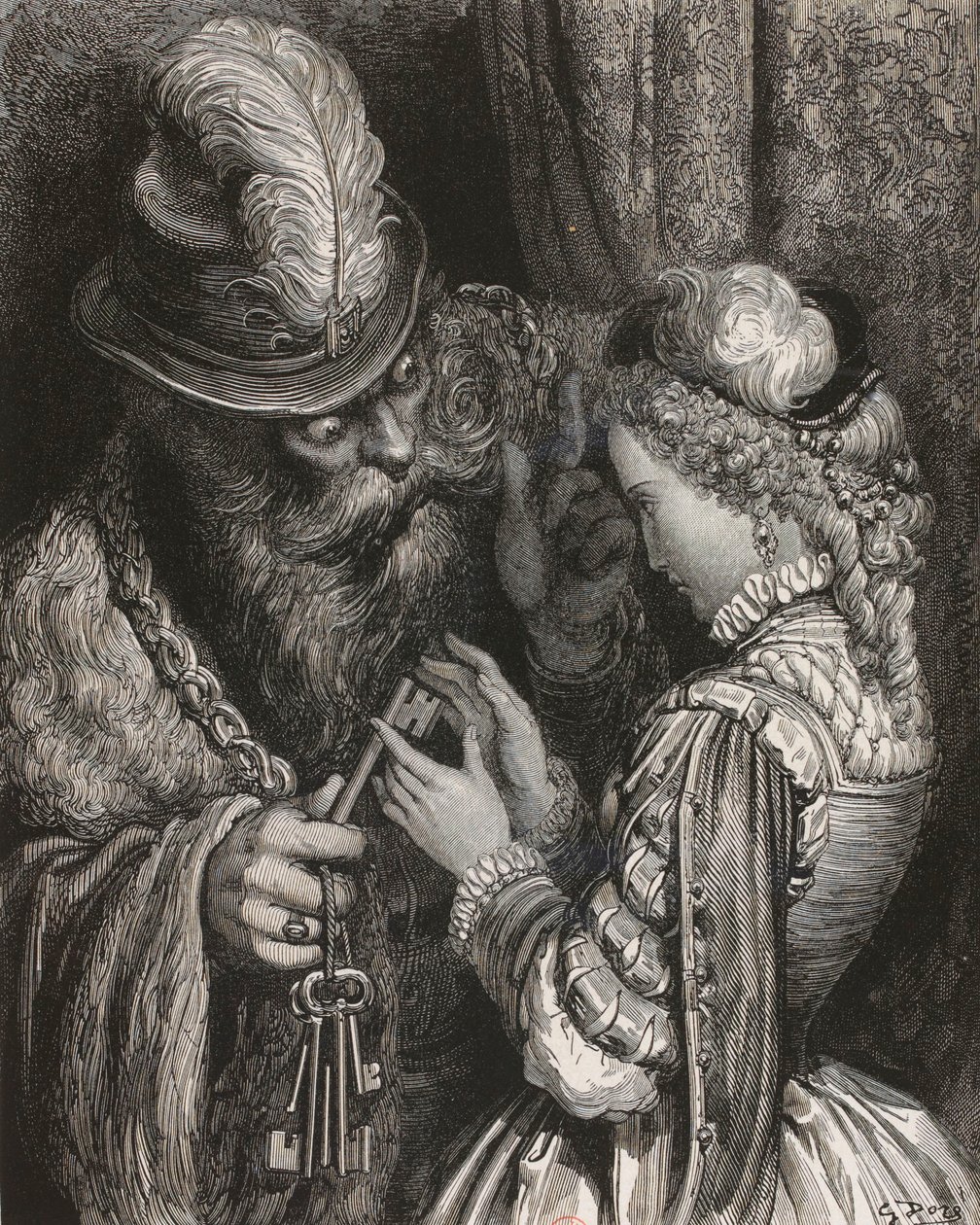 Blåfugl af Gustave Dore