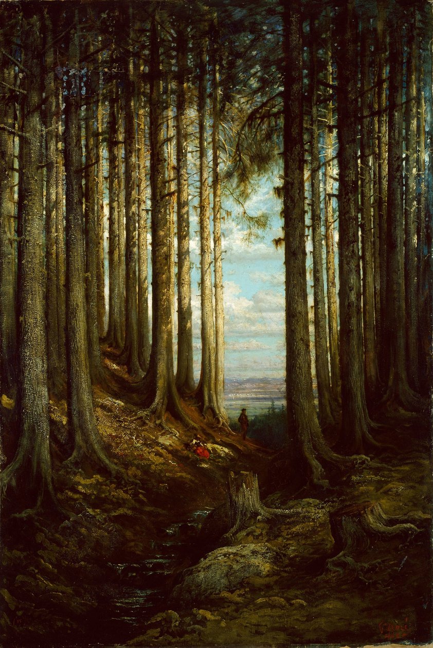 Alpine Scene af Gustave Dore