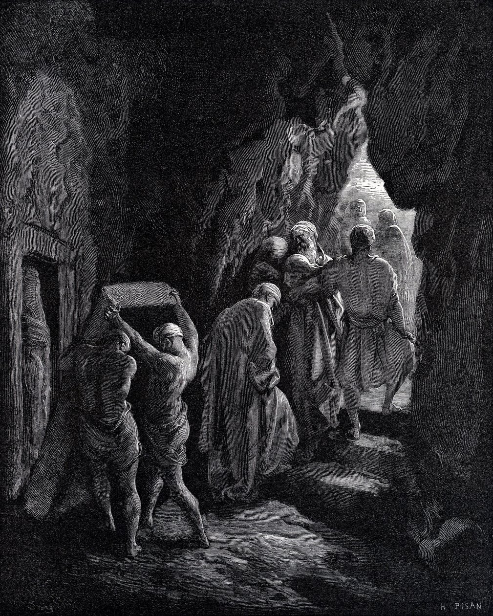 Begravelse af Sarah af Gustave Dore