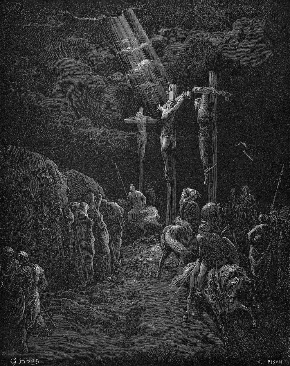 Jesu korsfæstelse af Gustave Dore