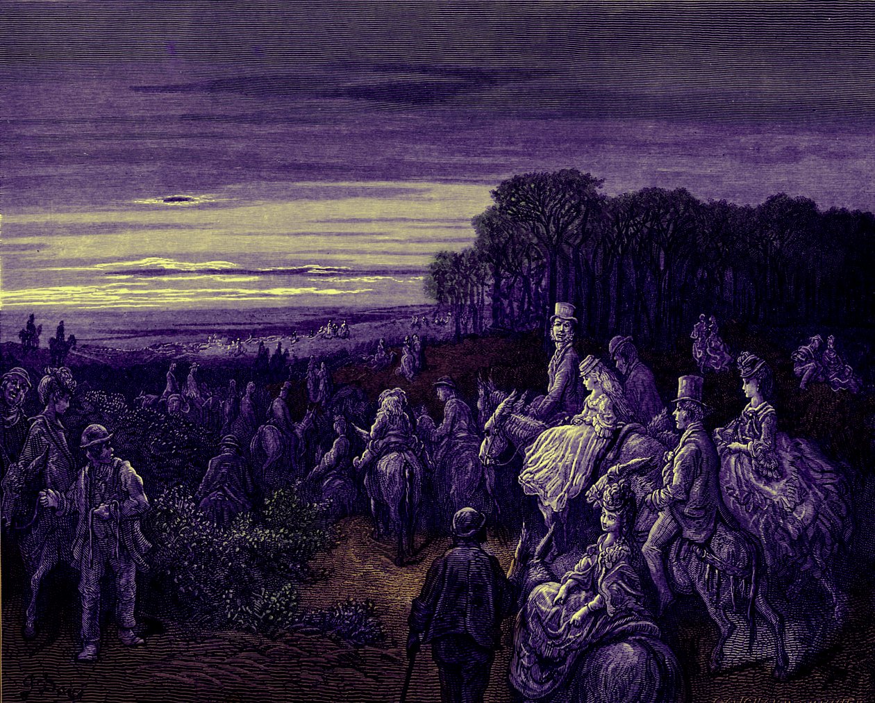 Hampstead Heath af Gustave Doré af Gustave Dore