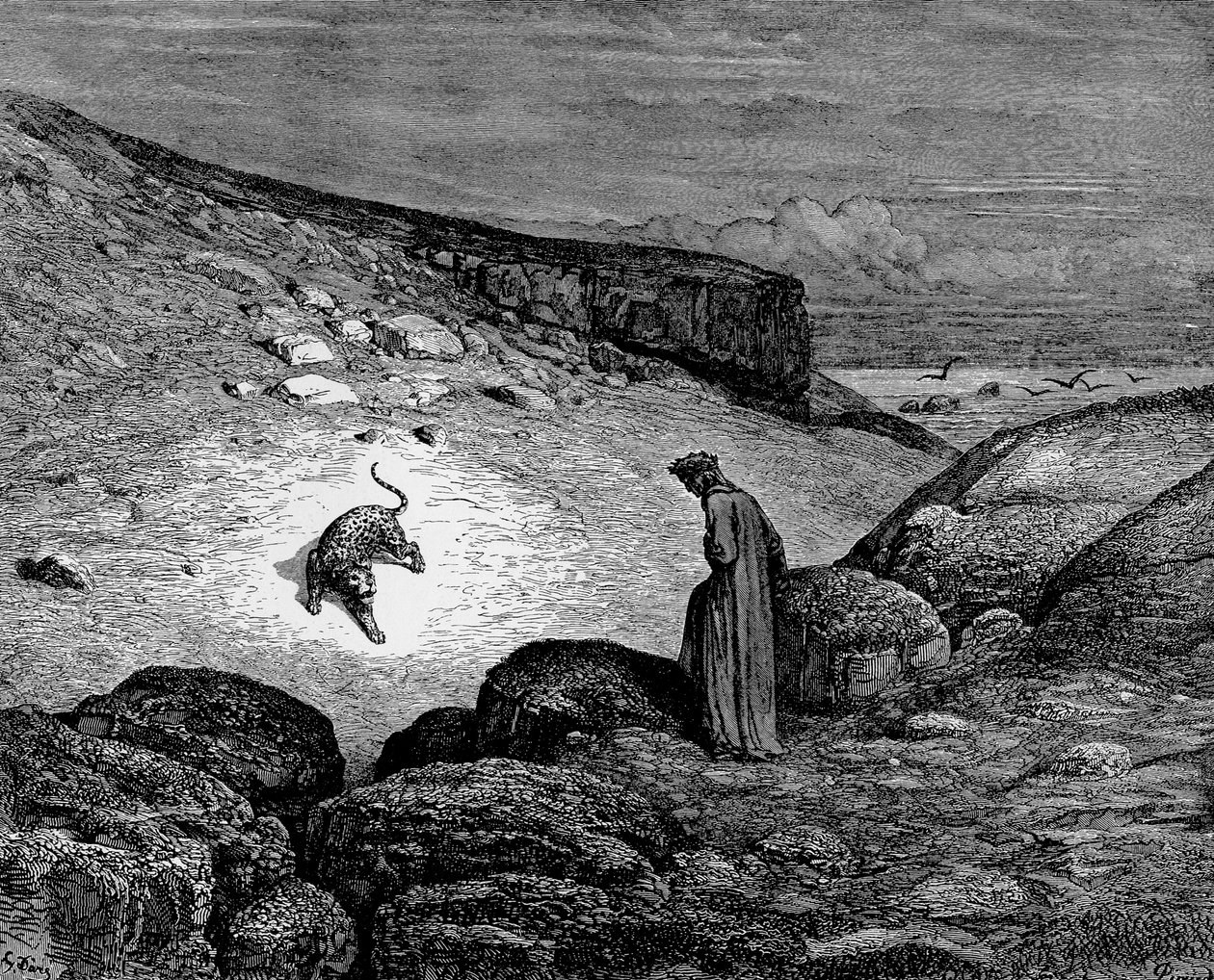Inferno, 1861. af Gustave Dore