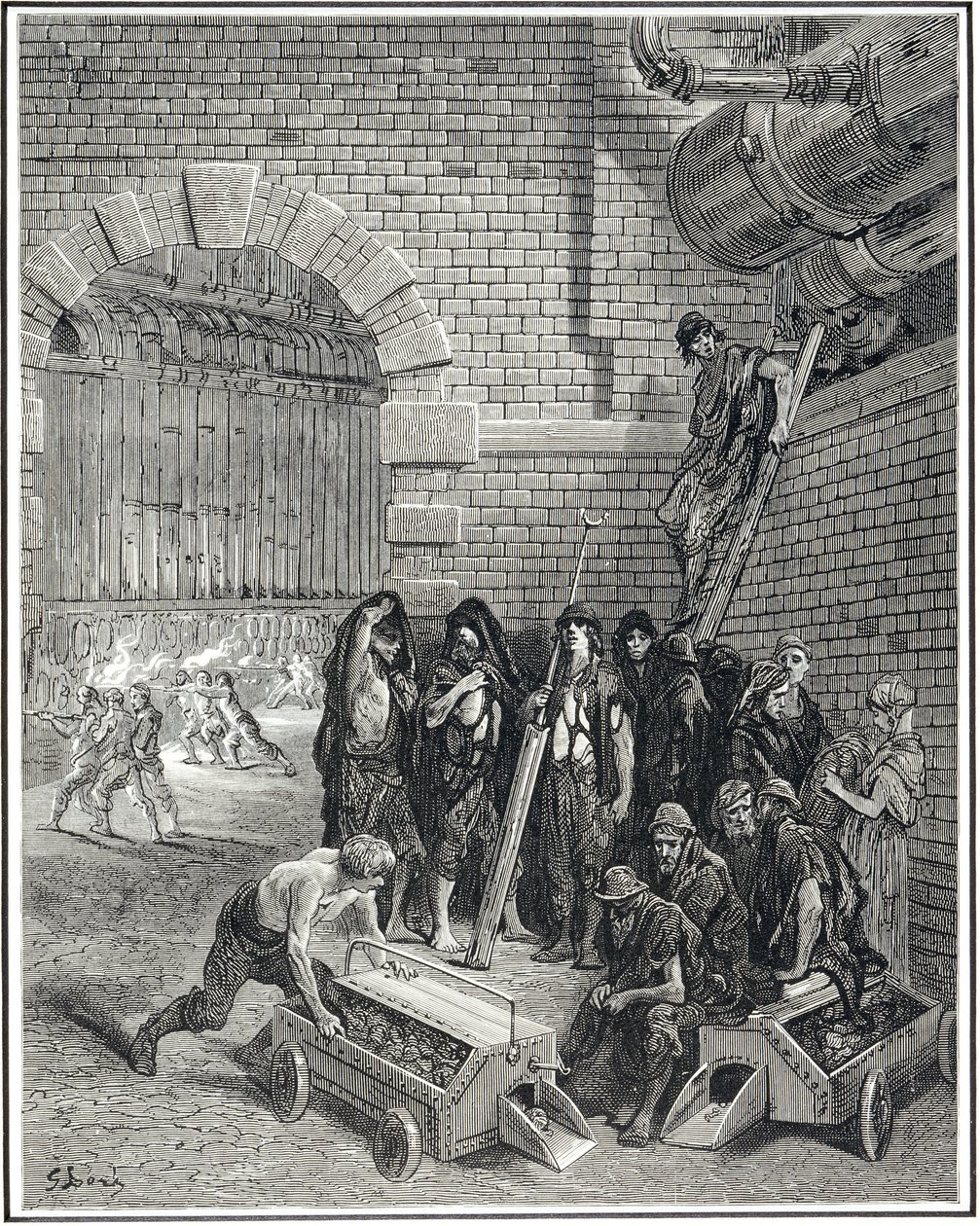 Lambeth Gasværk, 1872 af Gustave Dore
