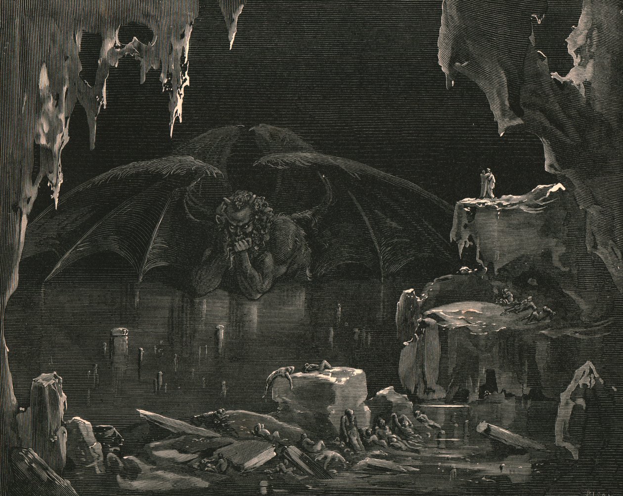 Se! udbrød han, lo Dis!, c1890. af Gustave Dore