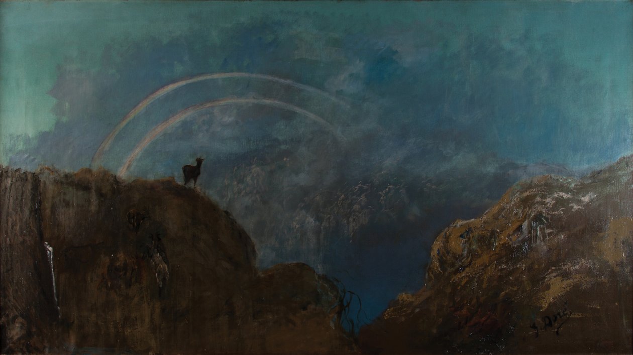 Regnbuelandskab af Gustave Dore