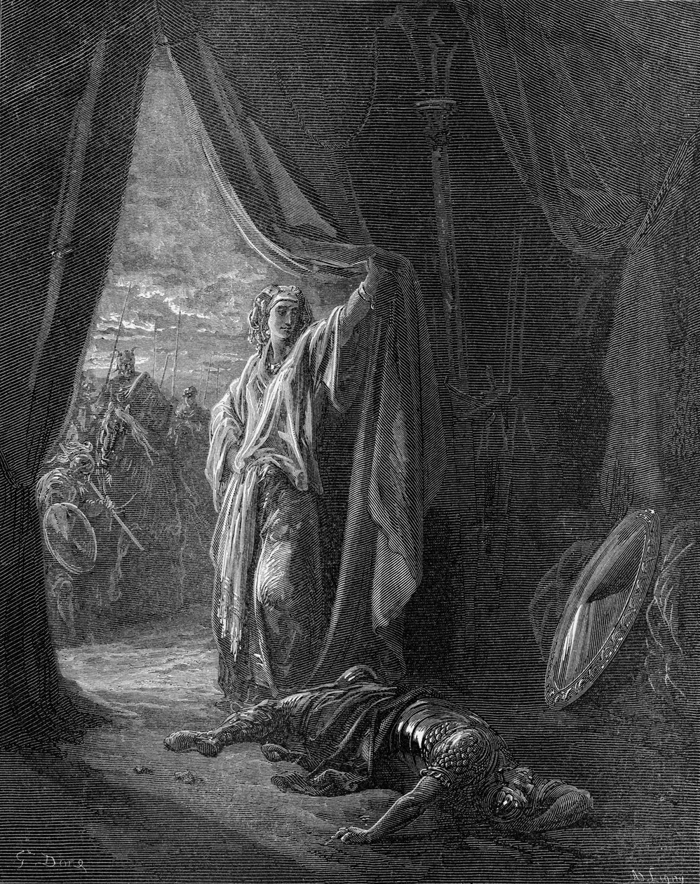 Sisera dræbt af Jael af Gustave Dore