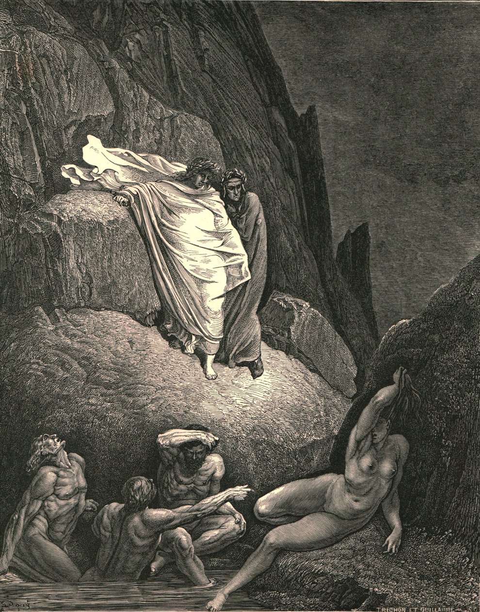 Thais er dette, skøgen, c1890. af Gustave Dore