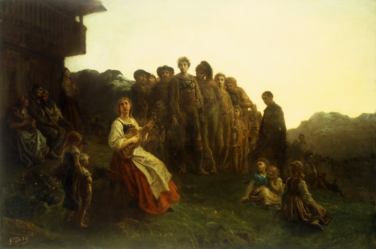 Balladeeren af Gustave Dore
