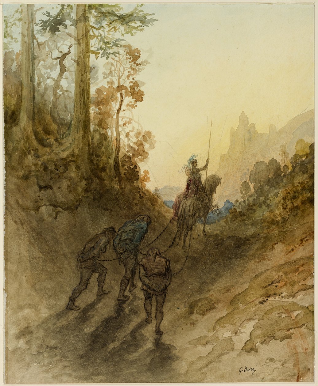 Giganterne er fanget af Gustave Dore