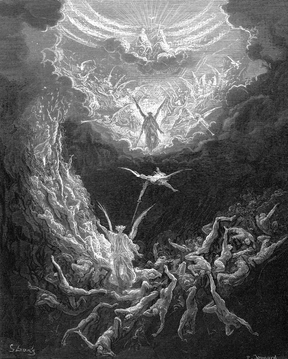 Den sidste dom, 1865-1866 af Gustave Dore