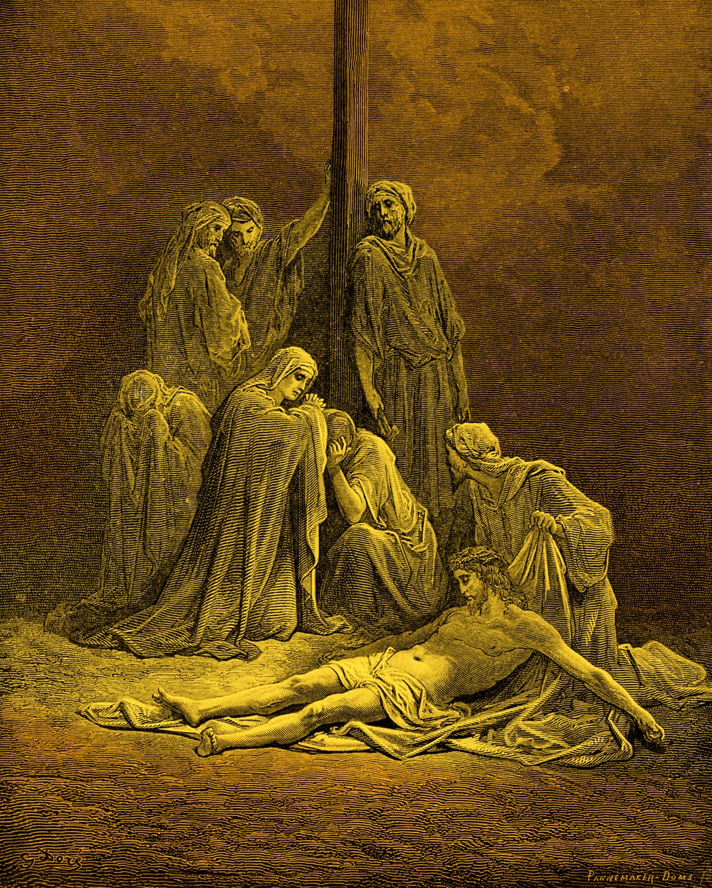 Den døde Kristus - Bibelen af Gustave Dore