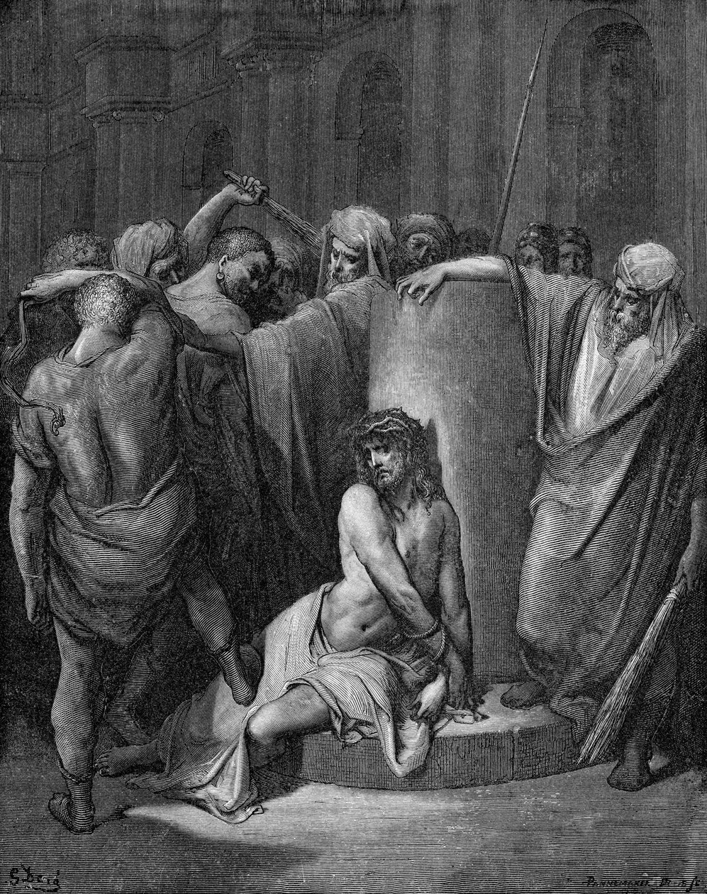 Kristi flagellering af Gustave Dore