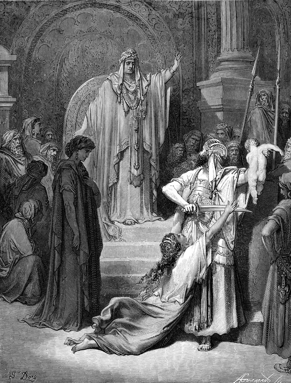 Salomons dom - Bibelen af Gustave Dore