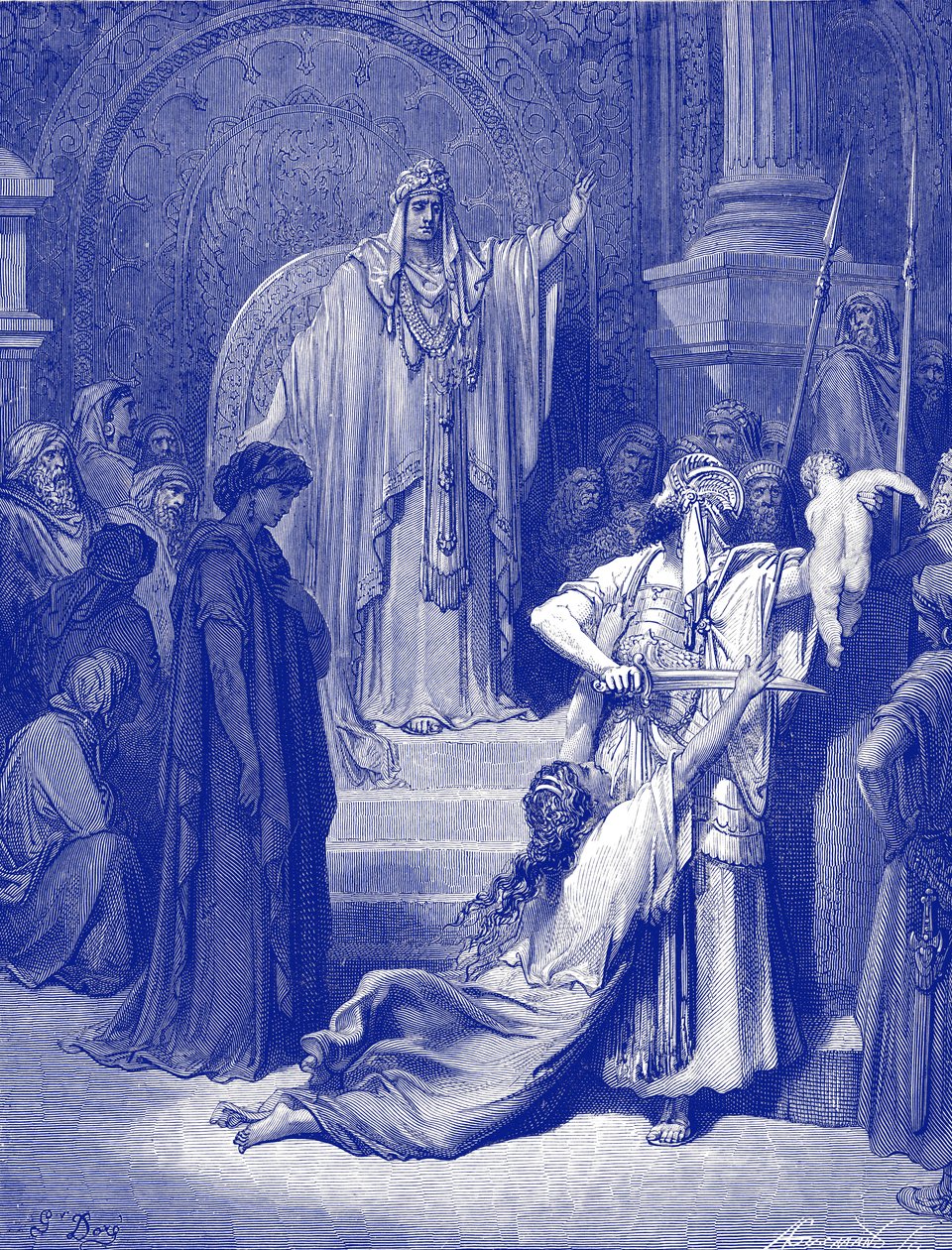 Salomons dom - Bibelen af Gustave Dore