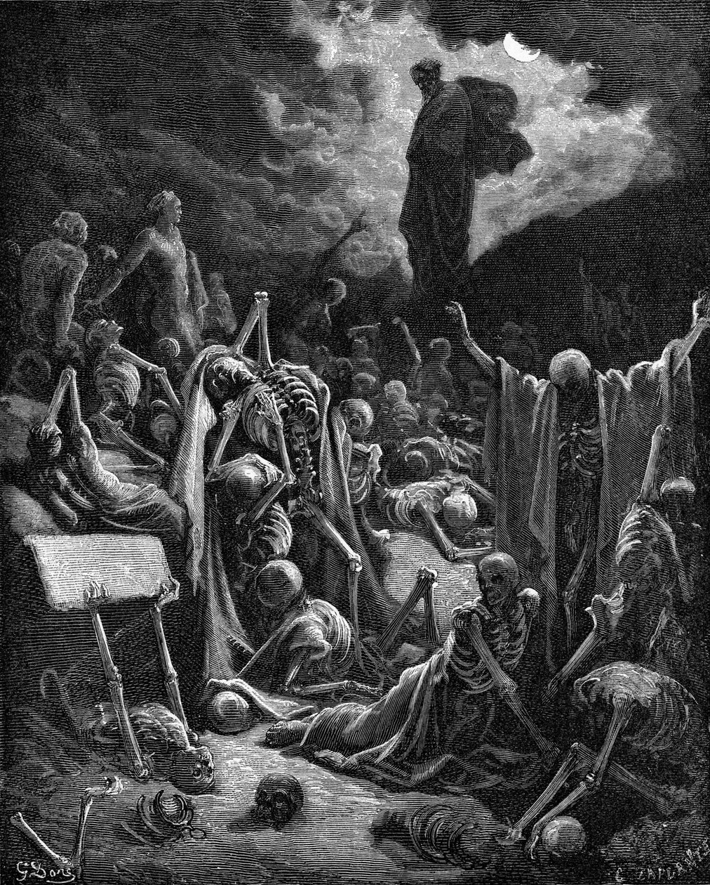 Ezekiels syn af Gustave Dore