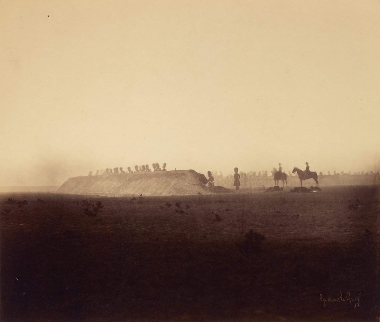 Kavaleriets manøvrer, 3. oktober af Gustave Le Gray