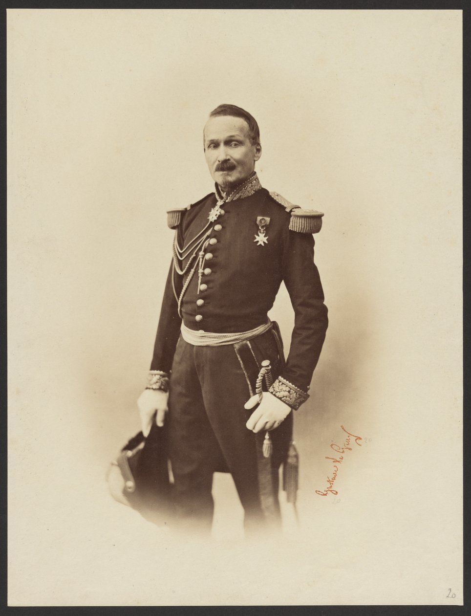 General Dupuch de Feletz af Gustave Le Gray