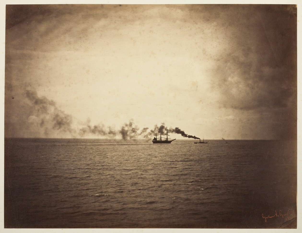 Slæbebåden af Gustave Le Gray